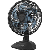 Ventilador de Mesa Cadence Eros Turbo VTR409-220 6 Pás 126W Preto/Azul 220V