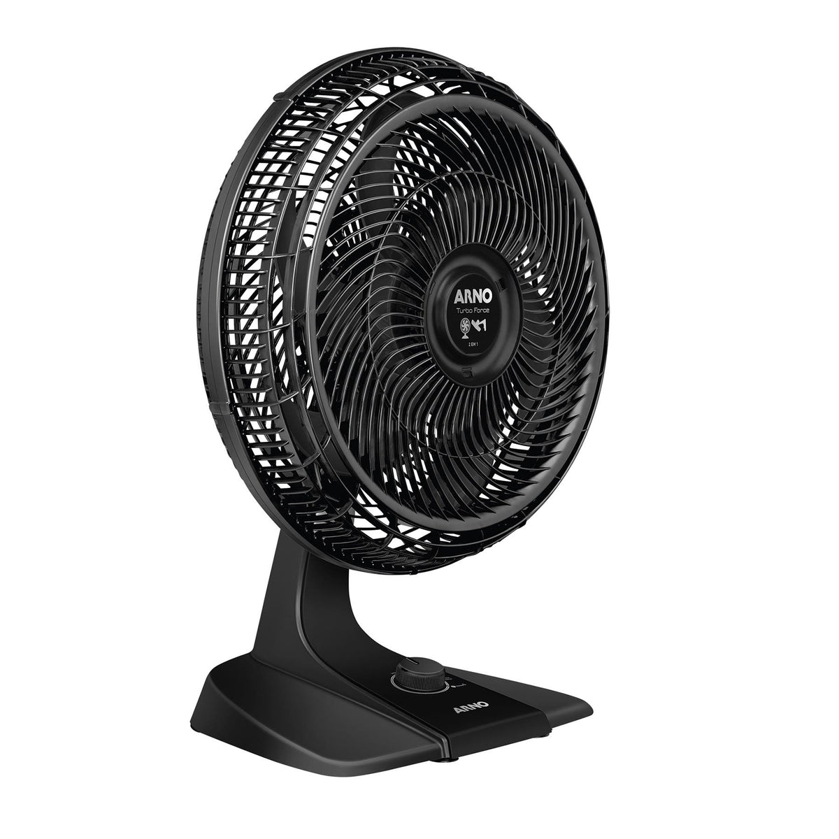 Ventilador de Mesa Arno VF42 40cm 6 Pás 3 Velocidades 126W Preto 127V