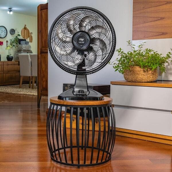 Ventilador Wap Flow Turbo 2 em 1 Mesa e Parede 50cm 8 Pás 180W Preto 220V