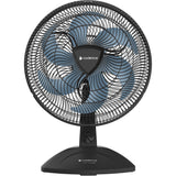 Ventilador de Mesa Cadence Eros Turbo VTR409-220 6 Pás 126W Preto/Azul 220V
