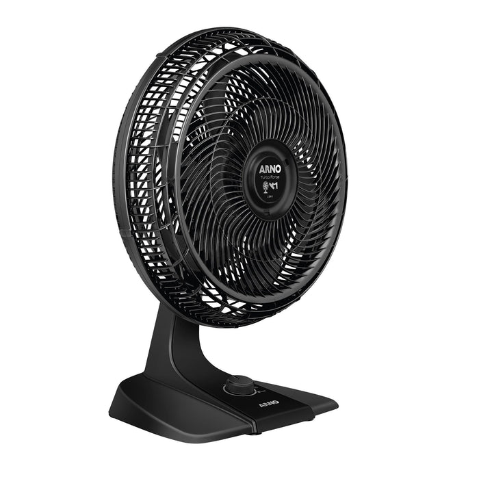Ventilador de Mesa Arno VF42 40cm 6 Pás 3 Velocidades 126W Preto 127V