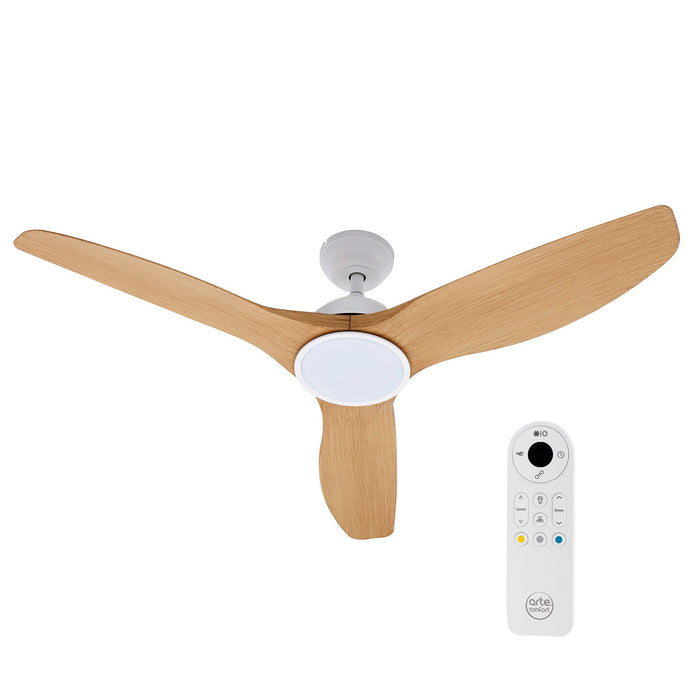 Ventilador de Teto Paraty LED 3 Pás 132cm Marrom Bivolt