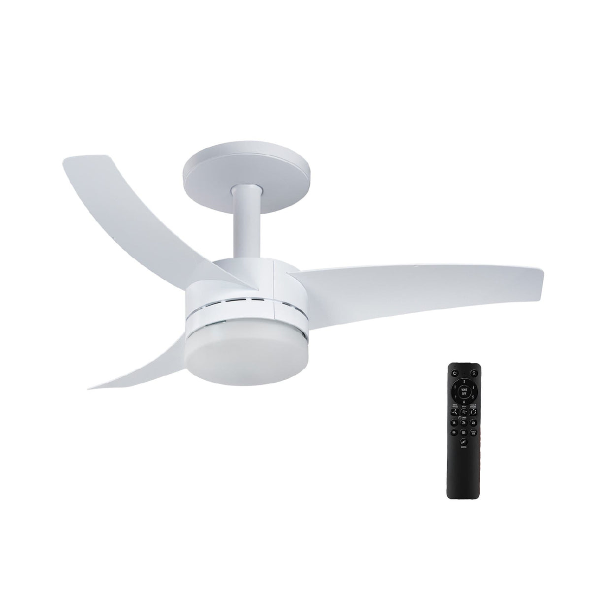 Ventilador de Teto Ultimate 3 Pás 105cm Branco Bivolt c/ Controle Remoto